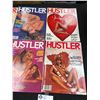 Image 3 : Lot of 6 Hustler Adult Magazines 1980