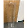 Image 1 : 48" w x 10"h 30' D Plexiglass Display Case. Great for Shows,Needs New Locks