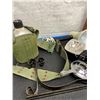 Image 2 : Vintage Lot of Canteen Table Lamp, Fish Bat Etc