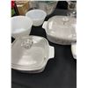 Image 2 : Large Kitchen Lot of Corning Ware, Glass Measuring Cups etc