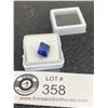 Image 1 : Lab Created Kashmir Sapphire 8.40 CT 12.15 x 8.30 x 7.85 mm Emerald Cut VVS