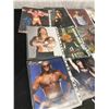 Image 2 : Lot of 12 8 x10 Autographed Photos of Wrestlers Goldburg Etc