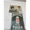 Image 1 : Lot of 2 Collectible Reproduction Tin Signs