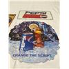 Image 2 : Pepsi License Plate, Pepsi Advertisment and a Michelin Tires Tin Sign ( New)
