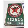 Image 4 : 3 Newer Tin Signs Texaco, Indian Motorcycle and Tractor Parking only