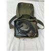 Image 2 : Vintage US Army Radio Set Control with Phone Piece all In Bag