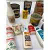 Image 2 : Vintage Garage Tin Lot, Brake Fluid, Kleen -Flo etc