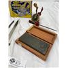 Image 2 : Vintage Kitchen Lot ofKnife Sharpening Stone, Shredder/Slicer Etc