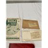 Image 2 : Vintage Ephemera Lot. Canadian School Atlas Etc