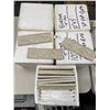 Image 1 : 5 Boxes of 10'x 3" Border Tiles. 20 per Box * PICK UP ONLY*