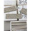 Image 2 : 5 Boxes of 10'x 3" Border Tiles. 20 per Box * PICK UP ONLY*