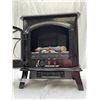 Image 2 : Plug In Decorative Fire Place Emits Heat