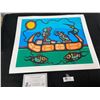Image 1 : Norval Morrisseau (1931-2007) " The Great Journey" Numbered Print with COA 24"x 20"