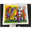 Image 1 : Norval Morrisseau (1931-2007) " Thunderbird Shaman Teaching" Numbered Print with COA 24"x 20"