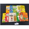 Image 1 : 12 Vintage Charlie Brown Peanuts Cartoon Novel Books