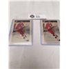 Image 1 : Gordie Howe 1953-54 Reprint Prototype Trading Cards x 2