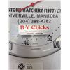 Image 2 : Shaver Keystone Hatchery 1977 Manitoba Thermometer