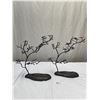 Image 1 : 2 Metal Bronze Coloured Jewelry Trees