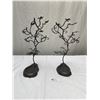 Image 2 : 2 Metal Bronze Coloured Jewelry Trees