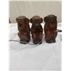 Image 2 : Collector's Lot of Iron, Faucet and 3 Wood Monkies etc