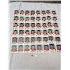 Image 1 : 3 Sheets of Uncut Calgary Flames Cards