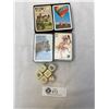 Image 1 : 4 Decks of Vintage Playing Cards and Wooden Dice