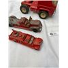 Image 3 : Vintage Tonka Truck Cab + 2 Toy Fire Trucks