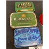 Image 2 : Vintage Tin Lot, Edgworth Tobacco, St Leger, Barclays, and Taylor's Adhesive