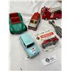 Image 2 : Vintage Tray Lot of Old Toys, Cars, Trucs Etc