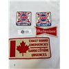 Image 1 : Vintage Patch Lot, Canada Coast Guard, Radio Service and Budwiser