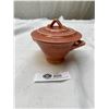 Image 1 : Fiesta Pottery Bowl and Lid
