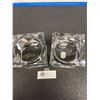 Image 2 : Superb Pair of Libera Signed Crystal Candle Holders