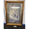 Image 1 : Chinese Guilt Framed Picture 16.25" x 22.5"