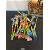 Image 2 : Sealed Universe Process Game + Large Lot of Pencils with Eraser Tops