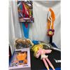 Image 1 : Collectible Toy Lot Swords, Dolls, Horses Etc