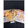 Image 1 : 3 Issues of  Farrah Fawcet and Kim Bassinger Playboy Magazines