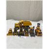 Image 2 : Tray Lot of Die Cast Trucks, Backhoes, Etc