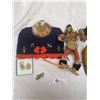Image 2 : Large Native Lot of Moccassins, Carvings, Figures Etc