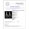 Image 3 : 14K Gold 2.88ct Sapphire & 0.92ctw Diamond Earring