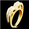 Image 2 : 18K Gold 1.41ctw Diamond Ring