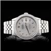 Image 1 : Rolex SS DateJust 36MM Diamond Wristwatch