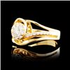 Image 2 : 14K Gold 0.52ctw Diamond Ring