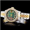 Image 2 : Rolex YG/SS DateJust Diamond Ladies Watch