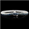 Image 2 : 14K WG 6.19ctw Fancy Color Diamond Bracelet