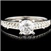 Image 1 : 18K Rose Gold 0.85ctw Diamond Ring