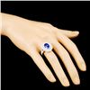 Image 3 : 18K Gold 4.02ct Tanzanite & 2.57ctw Diamond Ring