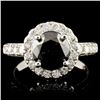 Image 1 : 14K Gold 4.15ctw Diamond Ring