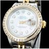 Image 3 : Rolex YG/SS DateJust Diamond Ladies Watch