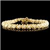 Image 1 : 14K Gold 2.00ctw Diamond Bracelet