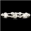 Image 1 : 18K Gold 6.44ctw Diamond Bracelet